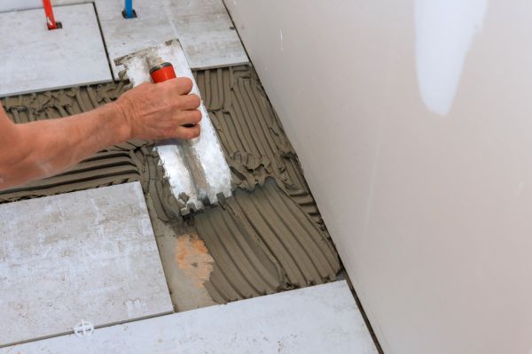 Bathroom Floor Renovation in Farmington