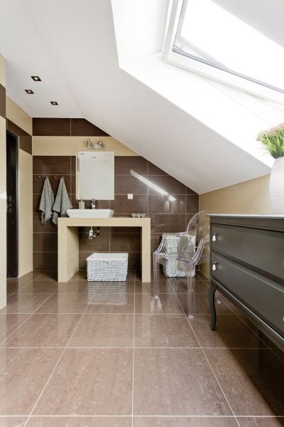 Attic Bathroom Installation in Farmington